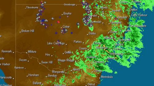 Heavy rainfall continues to linger over the NSW coast. (Weatherzone)