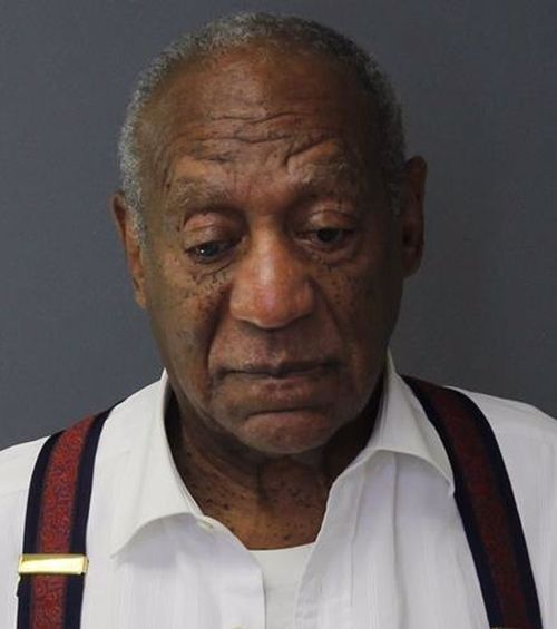 Bill Cosby's mugshot as he is booked into jail after his conviction.