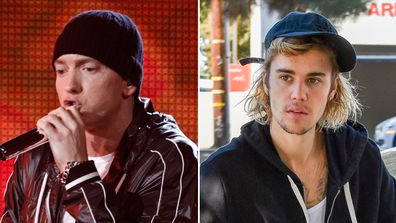 Justin Bieber and Eminem