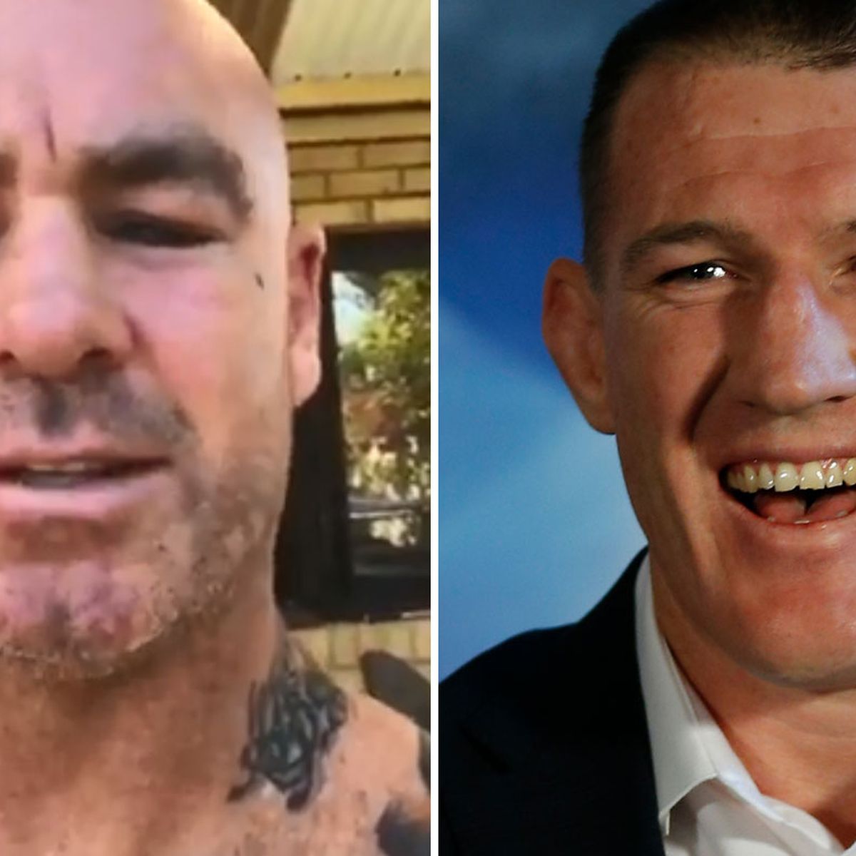 Paul Gallen Vs Barry Hall Lucas Browne Calls Out Nrl Great