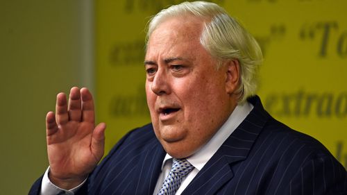 Clive Palmer says Townsville refinery won't open until July
