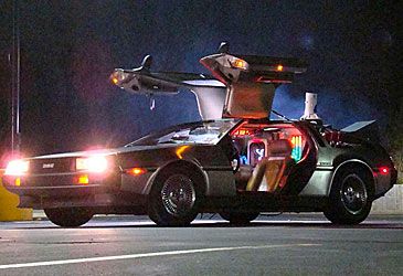 What speed does Back to the Future's DeLorean need to reach to initiate time travel?