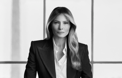 Melania Trump's official portrait,