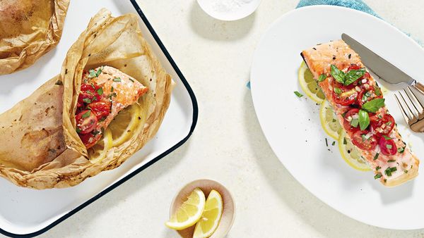 Lemon Herb Salmon El Papillote