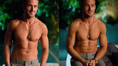 Ryan Gosling turns 34 today. Since we can't help him blow out his candles (lucky Eva Mendes!), we'll celebrate with 34 hot Gos shots past and recent. <br/><br/>You're welcome! <br/><br/>Images: Getty, Radius-TWC, Warner Bros.
