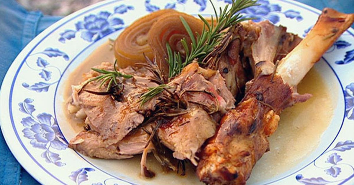 Roast lamb and baby vegies with lemon & thyme - 9Kitchen