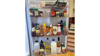 Yep, Heidi's fridge door looks like many fridge doors we have seen. 