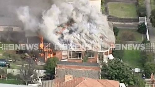 Firefighters have been called to the Glenroy scene. (9NEWS)