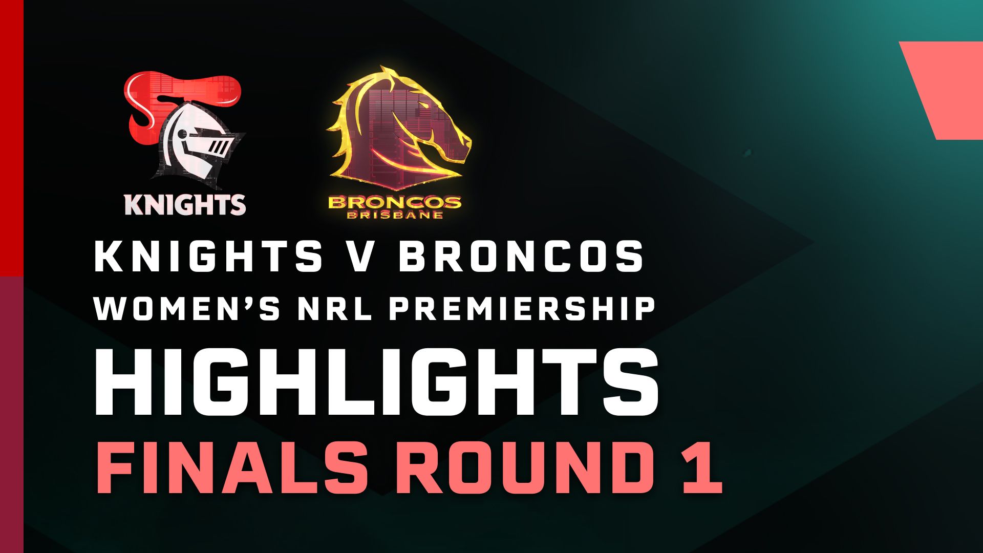 NRL Women's Premiership team: Round 1 v Broncos