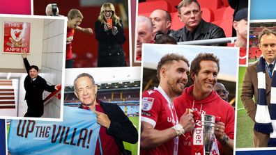Celebrities supporting English Premier League teams