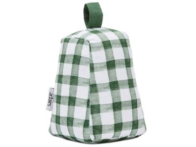 Habitation Green Check Door Stop  Adairs