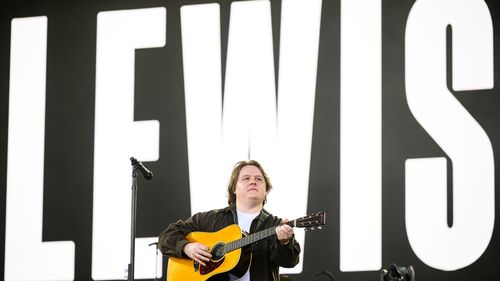 U﻿K Singer Lewis Capaldi has made an emotional return to the iconic Glastonbury Music festival after taking two years off due to his struggle with tourettes syndrome. 