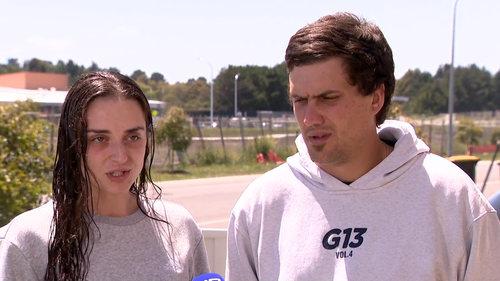 Samantha Petrevski and Daniel Sperandio were driving on Donnybrook Road, Donnybrook just after 9pm on November 13 when they came across a car that had mounted a road barrier and rolled.