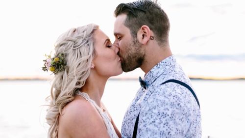 Leah and Ben Debono were married in October last year. (60 Minutes)