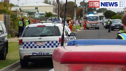The 19-year-old man died at the scene. (9NEWS)