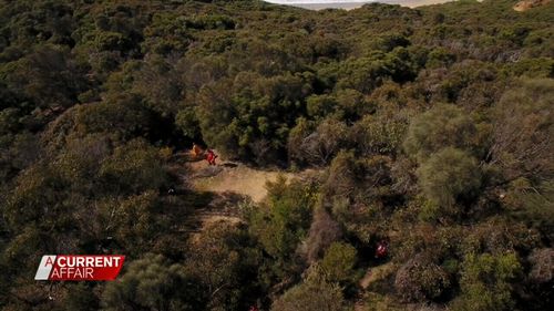 The search has covered trackless bushland.