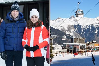 The Cambridges skiing in Courchevel, 2022