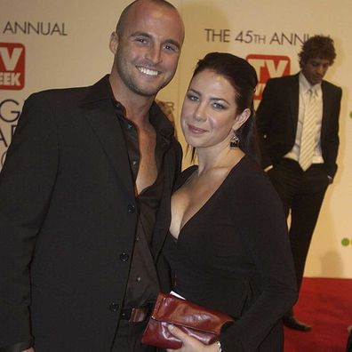 Ben Unwin with Kate Richie at the 45th Annual TV Week Logie Awards in 2003