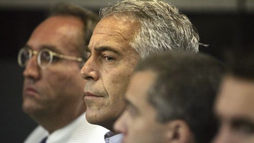 In this July 30, 2008, file photo, Jeffrey Epstein appears in court in West Palm Beach, Florida. 
