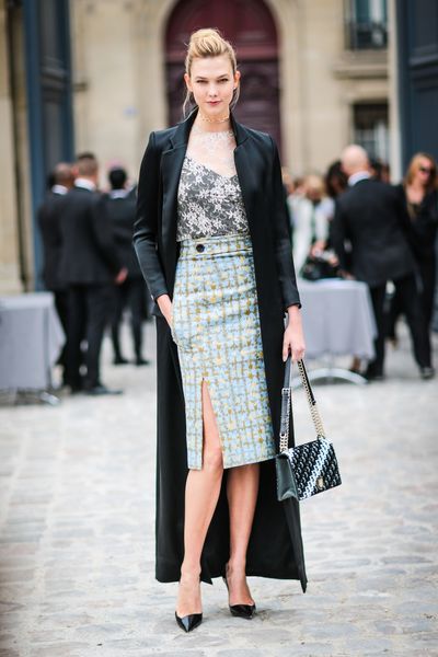 Karlie Kloss at Christian Dior, Paris Fashion Week