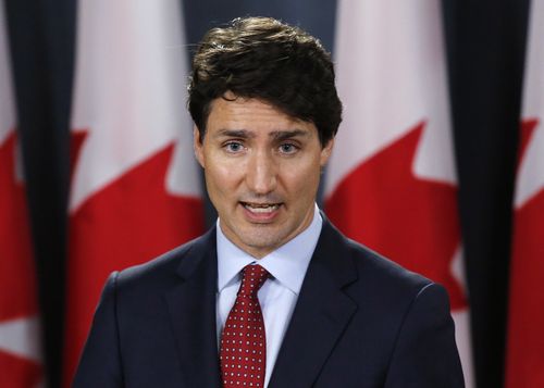 Canadian Prime Minister Justin Trudeau has lashed the United States for lumping them with the steel tariff. Picture: AAP
