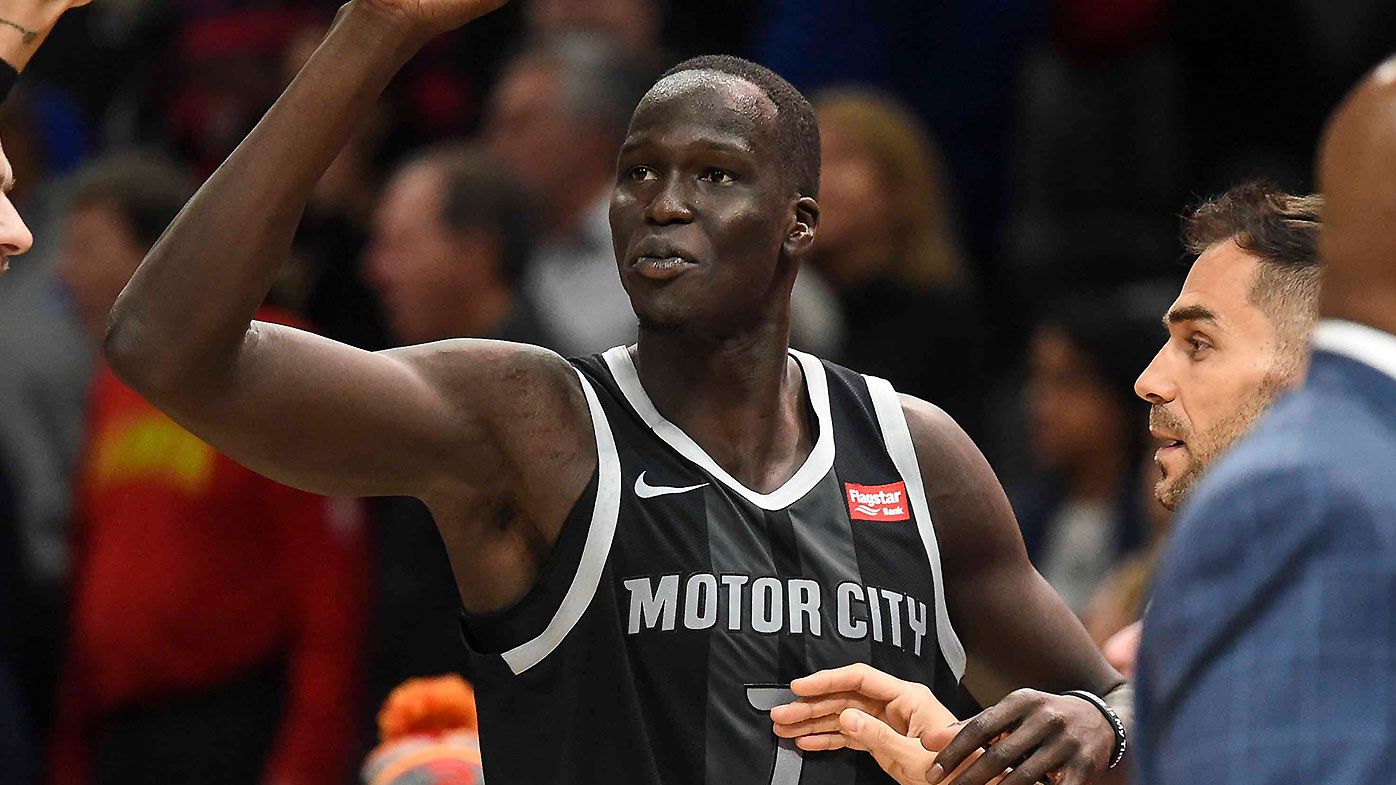 Commentators left stunned as late Thon Maker triple leads to Pistons win