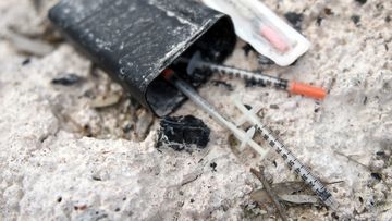 Used syringes. (AAP file image)
