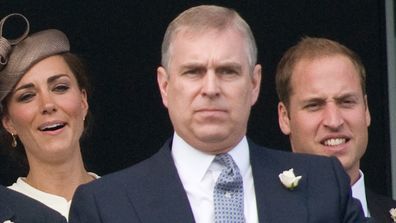 Prince Andrew, Kate, WIlliam