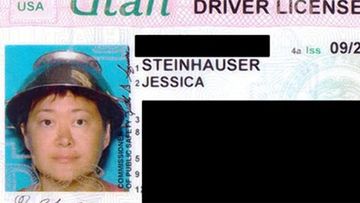 Jessica Steinhauser, aka Asia Lemmon, aka Asia Carrera, in her licence photo. 