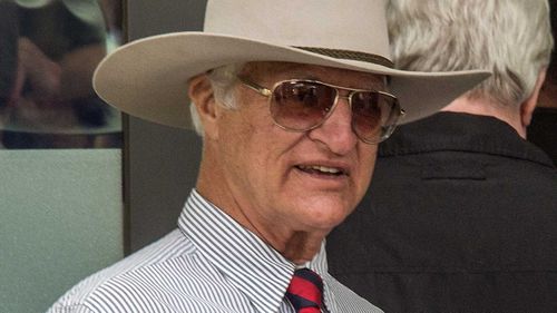 Bob Katter on election day. (AAP)