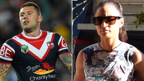 Shaun Kenny-Dowall and former girlfriend Jessica Peris.