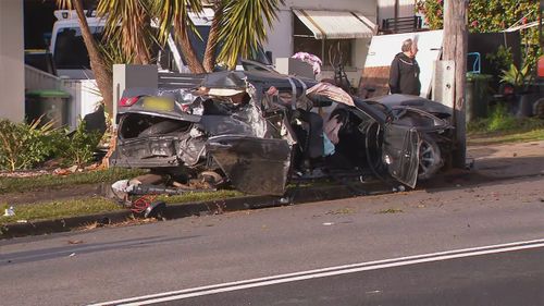 Five teenagers injured after crashing in Beverly Hills in Sydney's south-west.