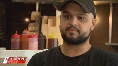 Kebab shop worker Carlos.