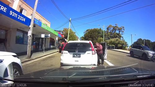 The vision was filmed last month but the owner waited for his insurance claim to go through before releasing it. (Dash Cam Owners Australia)