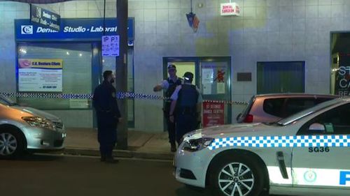 A crime scene has been established at the Kogarah premises as police investigate the incident.