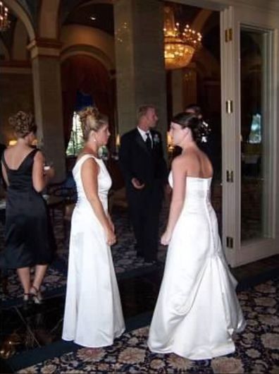 Bride reveals reason her mother-in-law wore a wedding dress to her wedding