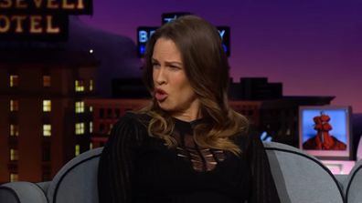 Hillary Swank The Late Late Show with James Corden