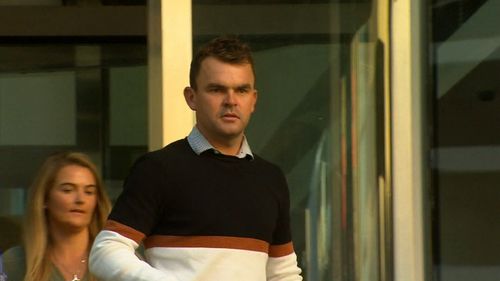 Jack Bobridge outside court.