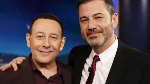 Jimmy Kimmel and Paul Reubens