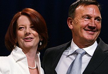 Which shock jock was sacked after asking Julia Gillard if her partner was gay?
