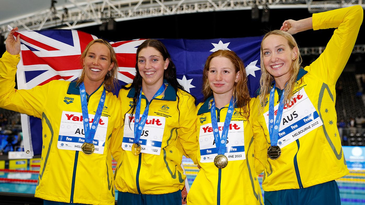 'Blistering' Emma McKeon leg rockets Aussies to gold medal, world record