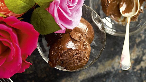 Chocolate sorbet