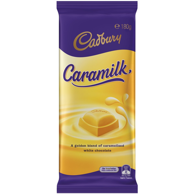 Cadbury Caramilk chocolate block