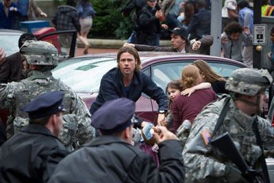 "Remember Philly!"<br/><b>Brad Pitt</b> stars in this post-apocalyptic race against time to save the world and find a cure for a zombie plague that threatens humanity. Apparently poor test screenings dictated a reshoot, so fingers-crossed this one turns out okay.