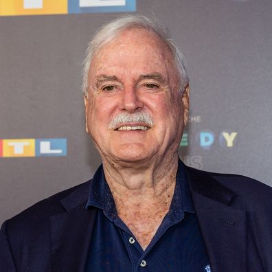 John Cleese pose for the 23rd annual German Comedy Awards at Studio in Koeln Muehlheim on October 2, 2019 in Cologne, Germany. 