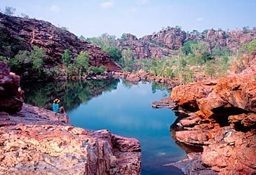 Which is Australia's largest terrestrial national park?