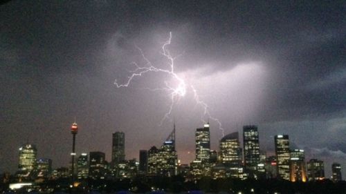 Severe thunderstorms roll through Sydney and the Central Coast