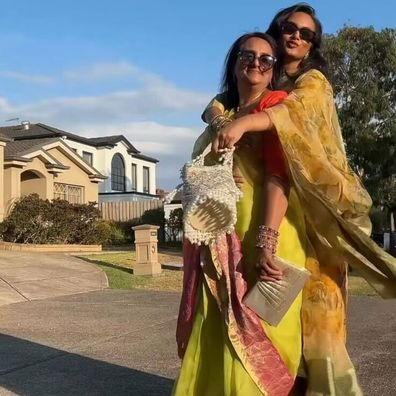 Content Creator Sophia﻿ Chowdhury and mum
