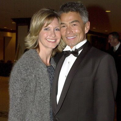 Olivia Newton-John and former boyfriend Patrick McDermott.