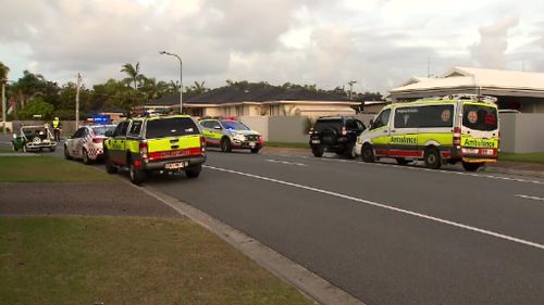 The Burleigh Waters scene. (9NEWS)